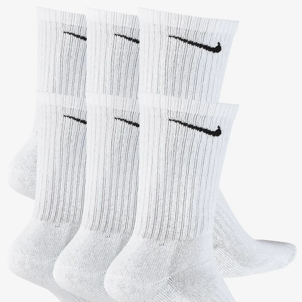 Nike White Athletic Socks - Picture 5 of 9